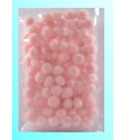 Pompony jasnoróżowe 10mm 100szt