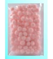 Pompony jasnoróżowe 10mm 100szt