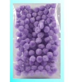 Pompony jasnofioletowe 10mm 100szt