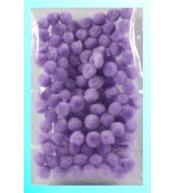Pompony jasnofioletowe 10mm 100szt