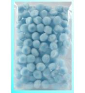 Pompony jasnoniebieskie 10mm 100szt