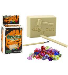 Zestaw archeologiczny Wykopaliska krysztalów mini