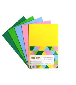 Arkusze piankowe A4 5 kolorów Flower mix