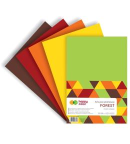 Arkusze piankowe A4 5 kolorów Forest mix