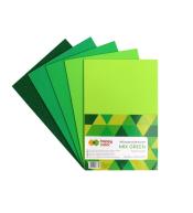 Arkusze piankowe A4 5 kolorów Mix Green mix