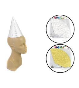 Czapeczki urodzinowe 10szt MIX