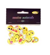Guziki ozdobne Emoji 20mm 15szt
