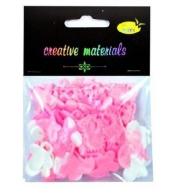 Elementy tekstylowe 4g chrzciny różowe MIX