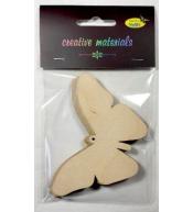 Elementy ze sklejki 3mm do ozdabiania motyl 3szt