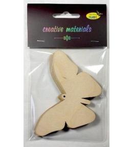 Elementy ze sklejki 3mm do ozdabiania motyl 3szt