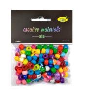 Koraliki kolorowe 6mm 35g ok.150szt