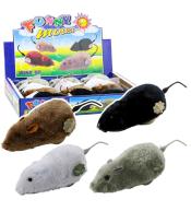 Mysz nakręcana futrzana MIX