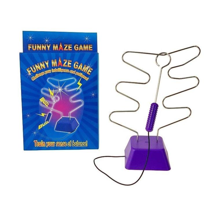 Gra labirynt elektryczny na baterie