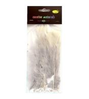 Piórka miękkie jasnoszare 15szt