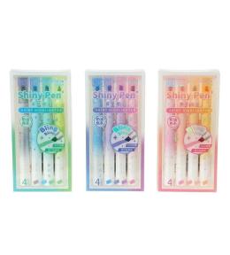 Flamastry brokatowe 4 kolory MIX