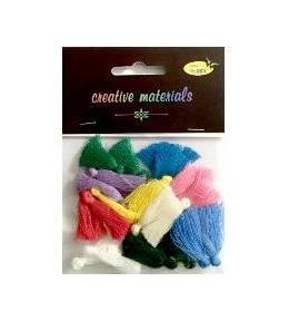 Frędzle w intensywnych kolorach 3cm 20szt