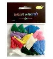 Frędzle w intensywnych kolorach 3cm 20szt