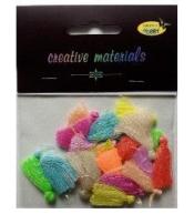 Frędzle pastelowe 3cm 20szt