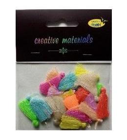 Frędzle pastelowe 3cm 20szt