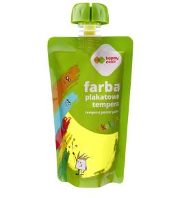Farba tempera 100ml neon żółta HAPPY COLOR