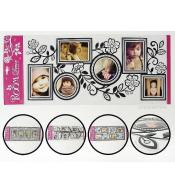 Naklejki na ścianę z ramką na zdjęcia