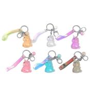 Brelok jednorożec z zawieszką neonową MIX