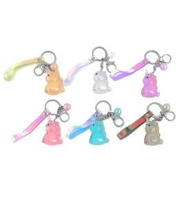 Brelok jednorożec z zawieszką neonową MIX