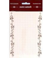 Półperełki 4mm 336szt białe