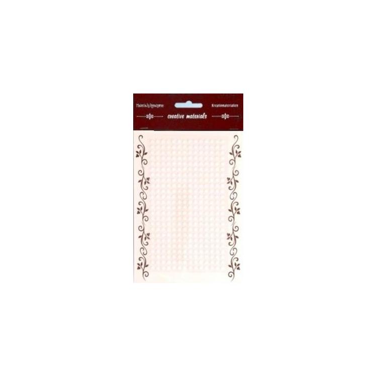 Półperełki 4mm 336szt białe