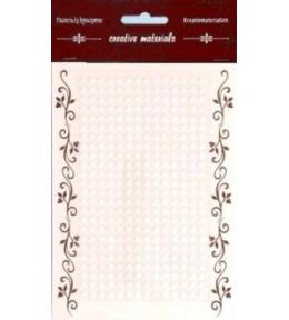 Półperełki 4mm 336szt białe