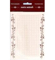 Półperełki 4mm 336szt perłowe