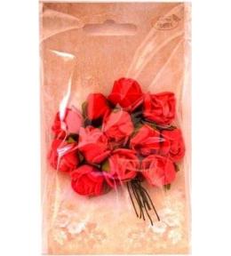 Różyczki z pianki czerwone 2cm 12szt