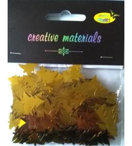 Elementy z folii choinki złote 15g