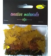 Elementy z folii choinki złote 15g