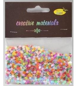 Elementy z folii gwiazdki pastelowe 20g