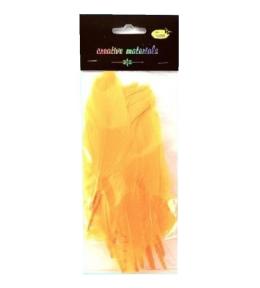 Piórka twarde brzoskwiniowe 10szt