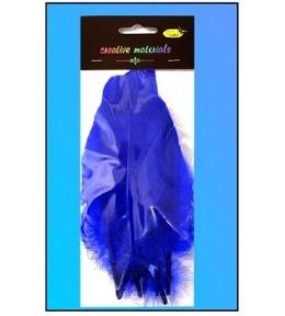 Piórka twarde granatowe 10szt