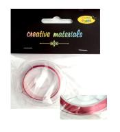 Drut miedziany 0.3mm 10mb czerwony