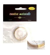 Drut miedziany 0.3mm 10 mb złocisty