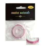 Drut miedziany 0.3mm 10 mb pink