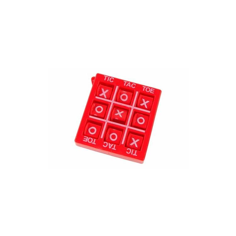 Gra kółko i krzyżyk 4,5 cm czerwona