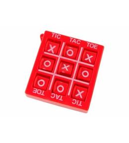 Gra kółko i krzyżyk 4,5 cm czerwona