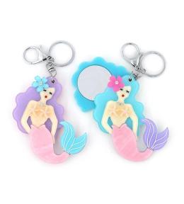 Brelok syrenka z lusterkiem MIX