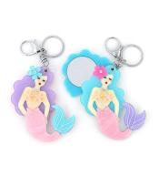 Brelok syrenka z lusterkiem MIX