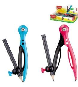 Cyrkiel Essential Plastikowy + ołówek MAPED