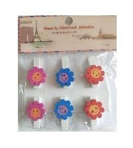 Klamerki ozdobne kwiaty