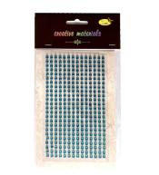 Stiker z kryształkami 4mm 336szt jasnoniebieskie