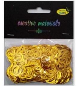 Cekiny obrączki złote 15g