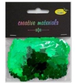 Cekiny koniczyna zielona 20g