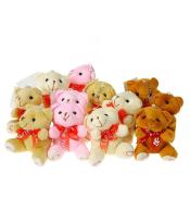 Miś pluszowy z zawieszką 10cm mix